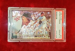 ROGER CLEMENS 1995 FLAIR #10 BOSTON RED SOX SHARP FOIL PSA 10 🔥 GEM MINT