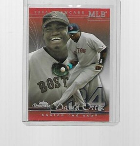 2005 FLEER SHOWCASE BASEBALL DAVID ORTIZ #17