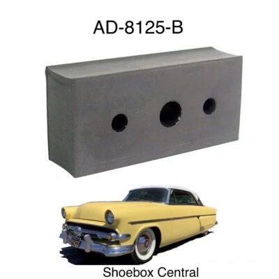 1954 Ford Radiator Core Support to Frame Rubber Pad Block Spacer - Image 1 of 2