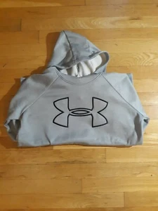 NEW. Womens UNDER ARMOUR GRAY HOODIE sweatshirt. Size Small - Picture 1 of 3