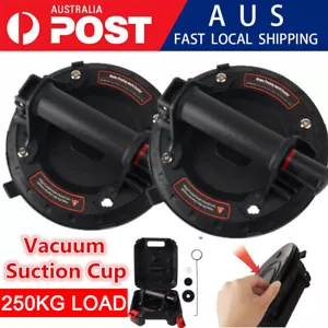 8'' 250kg Vacuum Suction Cup Glass Lifter Granite Sucker Pump Lift Heavy Duty AU - Picture 1 of 18