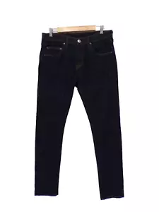 Nuevos Pantalones de mezclilla ajustados relajados True Religion para hombre Rocco azul enjuague oscuro 31x34 - Imagen 1 de 4