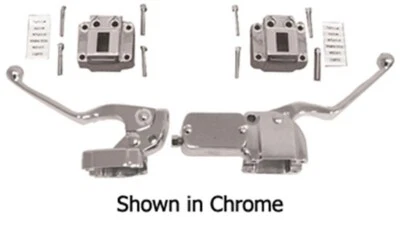 NEW CHROME HANDLEBAR CONTROL KIT FOR 72/81 Harley Davidson FL And 73/81 FX /XL - Image 1 of 2