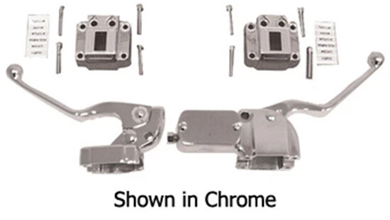 NEW CHROME HANDLEBAR CONTROL KIT FOR 72/81 Harley Davidson FL And 73/81 FX /XL - Image 1 of 1