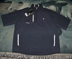 NEU ZERO RESTRICTION 1/4 Zip Pullover Wind Shirt Jacke GULPH MILLS GOLFSCHLÄGER L - Bild 1 von 6