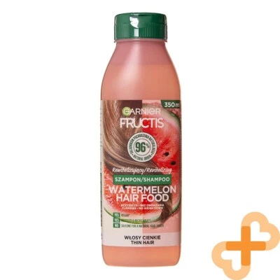 GARNIER Fructis Anguria Vegani Riparazione Capelli Sottile Cibo Shampoo 350ml - Immagine 1 di 4
