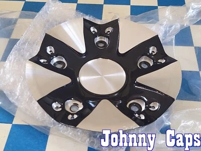 Ruedas BAZO # C513502B/M-C. Tapa central de rueda METAL NEGRO Y PLATEADO [48] (CANTIDAD. 1) Foto 1 de 4