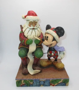 "Colección Walt Disney Showcase Jim Shore ""Checking It Twice"" Mickey Mouse - Imagen 1 de 5
