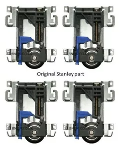 4 X UPGRADED Spacepro Stanley Sliding Door Bottom Roller 17-4264Y - Picture 1 of 4