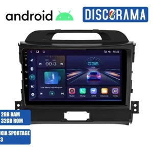 AUTORADIO ANDROID KIA SPORTAGE 3 2010-2016 STEREO AUTO TOUCH 9" WIFI NAVIGATORE - Foto 1 di 7