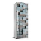 3D Wall Fridge Sticker Magnet Decor Refrigerator Modern Wall of cubes