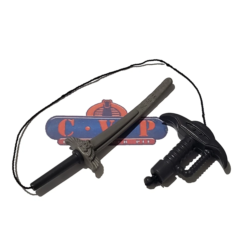 Boneco de ação Rambo Coleco vintage peças arma General Warhawk Sword - Imagem 1 de 1