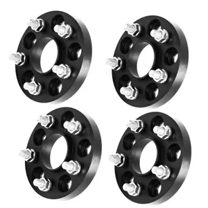 4Pcs 20mm 5x108 Hubcentric 12x1.5 Wheel Spacers For Ford Focus Jaguar XJ Lincoln - Picture 1 of 12