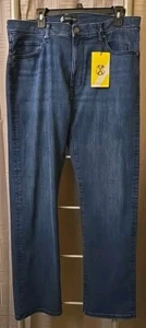 CXL by Christian Lacroix Men’s Blue Denim Jeans Regular Fit Stretch 36x32 NEW - Picture 1 of 12