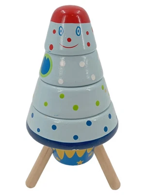LEGLER Jeu d'Empilage Clown Bois Multicolore Enfant - Photo 1/4