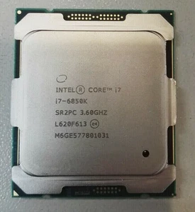 Used parts Multiple purchases possible CPU Intel i7 6850K 3.6GHz TB 3.8GHz SR2 - Picture 1 of 1