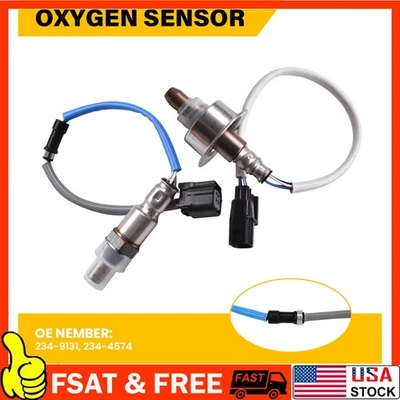 Комплект из 2 датчиков кислорода O2 для 2013 2014 2015 2016 2017 Honda Accord 2,4 л L4 США - Изображение 1 из 4