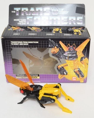 G1 TRANSFORMERS INSECTICON RANSACK Hasbro with Box + Instructions - Image 1 of 4