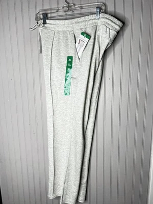 Danskin Pants Womens XL Oatmeal Heather Scuba Straight Leg Lounge 1720432 New - Image 1 of 4