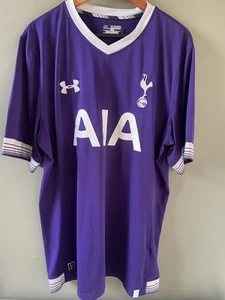 Tottenham Hotspur Spurs Purple 2015/2016 Third Kit Shirt XXL - Picture 1 of 14