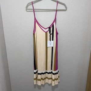Agnes & Dora elegantes Wunder Kleid Gr. XL Vintage gestreift - Bild 1 von 7
