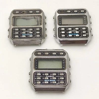 [3x] Casio Data Bank CD-401 Module 246 Vintage Watch For Parts - Image 1 of 4