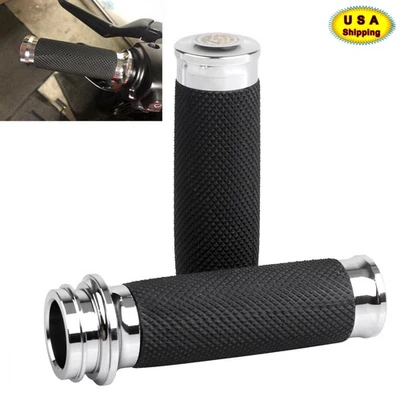 Empuñaduras electrónicas de acelerador de manillar de 1" para Harley Electra Road Street Glide Foto 1 de 4