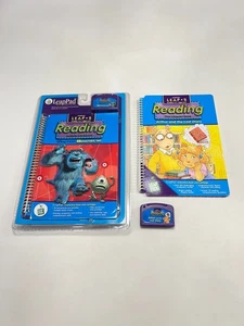 LeapFrog Reading Activity Storybooks and Cartridges - Monsters, Inc & Arthur - Picture 1 of 2