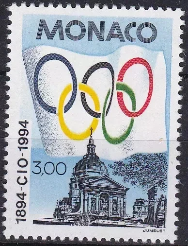 MÓNACO - Comité Olímpico 1994 #1906 - En muy buen estado MNH - Compra 5+ Mónaco envío gratuito Foto 1 de 1