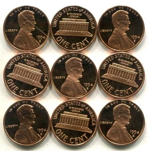 Volle Rolle mit 50 Edelstein PP KAMEE 1994-S Lincoln Cents - kostenloser Versand - Bild 1 von 3