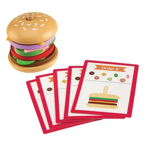 Wooden Burger Making Set - Picture 1 of 6