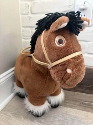 Vtg 1984 Cabbage Patch Kids Brown Show Pony Horse 15" Plush Stuffed Animal - Image 1 of 4
