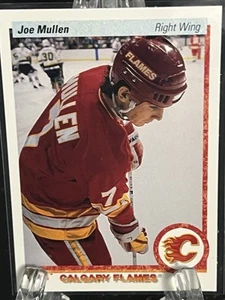 JOE MULLEN----1990-91 UPPER DECK----CALGARY FLAMES - Picture 1 of 2