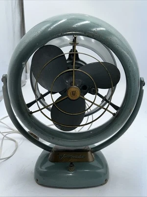 Ventilador Atomic Vornado vintage mediados de siglo años 50 industrial MCM 2 velocidades ¡Funciona! Foto 1 de 4