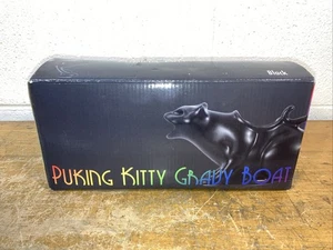 Puking Kitty Katze Milchkännchen Sauciere 12 Oz schwarz  - Bild 1 von 4