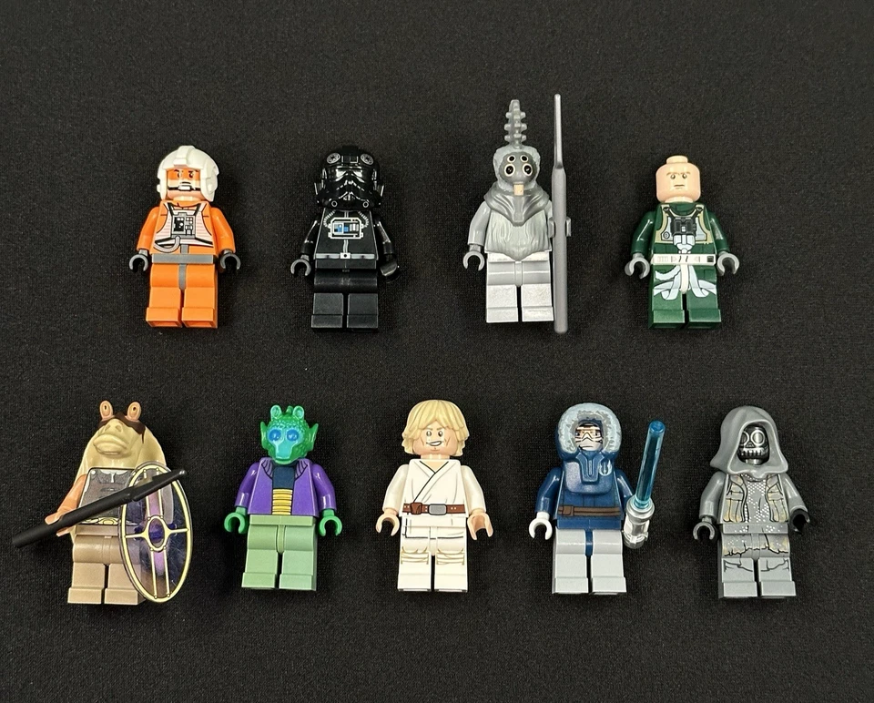 Lego Star Wars minifigures Lot  - SW minifig Lot of 9 - Figs Toys - Image 1 of 4