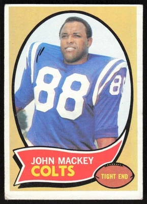 1970 Topps #62 John Mackey - $1 SHIPPING (JB4) - Image 1 of 2