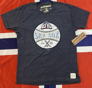 Retro Brand MiLB Colorado Springs Sky Sox T-Shirt L Baseball Retro Tee USA 2016 - Bild 1 von 10