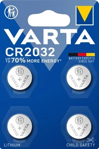 VARTA CR2032 Batteria a bottone al litio 3V blister da 4 - Foto 1 di 1