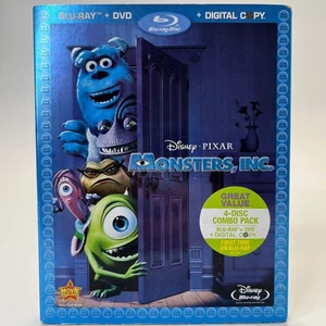 Monsters, Inc. 2009 (Four-Disc Blu-ray/DVD Combo + Digital Copy) GREAT CONDITION - Picture 1 of 5