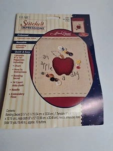 Almalynn Designs An Apple A Day Cross Stitch Pattern New Farmhouse Decor Country - Picture 1 of 5