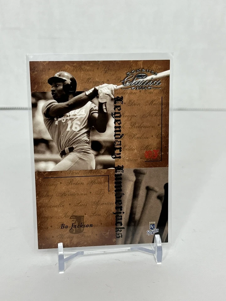 Bo Jackson 2004 Donruss Classics Legendary Lumberjacks #LB-10 /1000 Royals #ed - Image 1 of 3