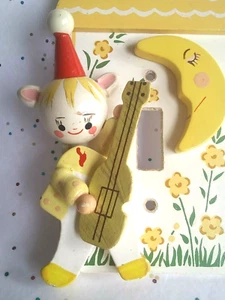 Vintage Irmi Fiddler Light Switch Cover for Nursery - Picture 1 of 7