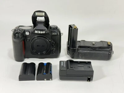 Nikon D100 6.1 MP Digital SLR Camera with MB-D100 Battery Pack & 2 Batteries - Image 1 of 4
