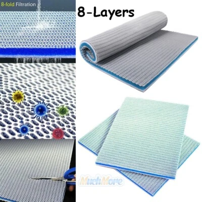 Aquarium Filter Sponge Fish Tank Foam Biochemical Cotton Filtration Accessories - Image 1 of 4