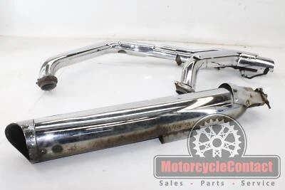 07-14 V STAR 1300 COBRA SISTEMA DE ESCAPE COMPLETO TUBOS DE CABEZAL SILENCIADOR MEDIO DESLIZAMIENTO MEDIO Y  Foto 1 de 4