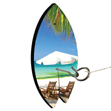 Beach Chair 2 Surf Board Shaped Hook and Ring Toss Lawn Game