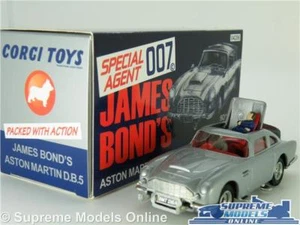 CORGI CC04206 JAMES BOND ASTON MARTIN DB5 MODEL CAR SILVER THUNDERBALL 1:43 K8 - Picture 1 of 8