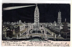 Blick auf Traumland, Coney Island, PM 1906 - Bild 1 von 2