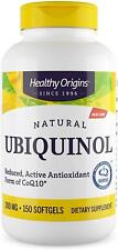 Healthy Origins Natur Ubiquinol 200mg 150 Softgel, CoQ10 Herz Energie Stütze